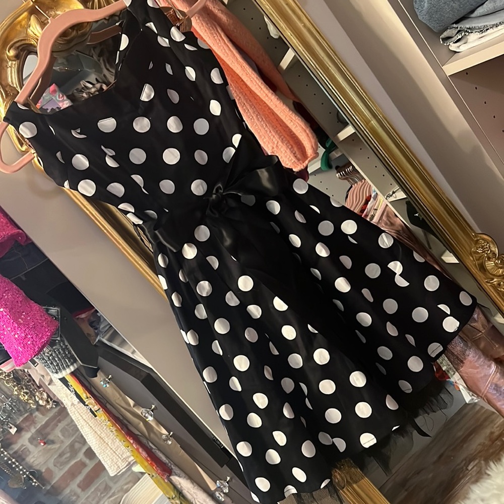 Polka dot pinup / rockabilly dress